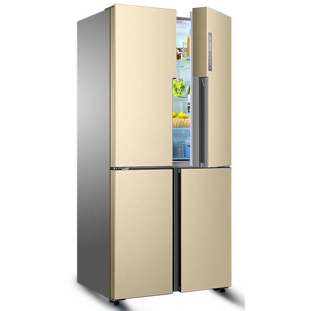 金色电冰箱