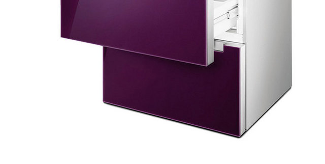 紫色冰箱素材