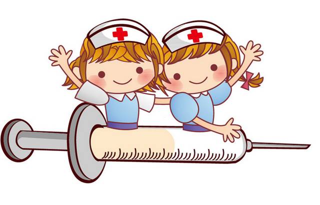 卡通针筒设计元素