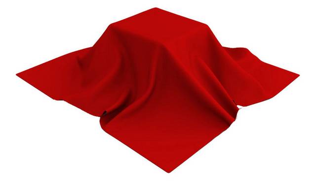 红色桌布素材