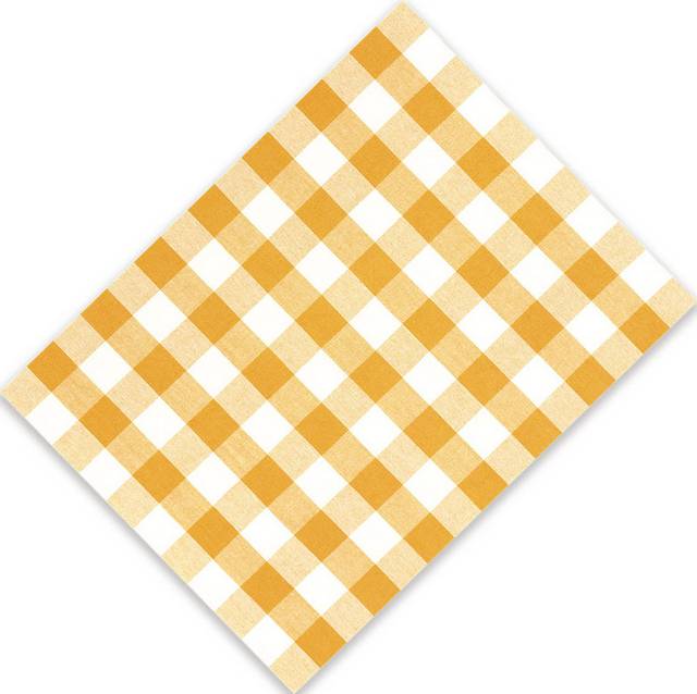 黄色餐布设计素材