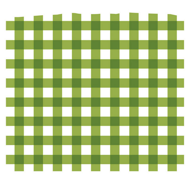 绿色方格餐布设计素材