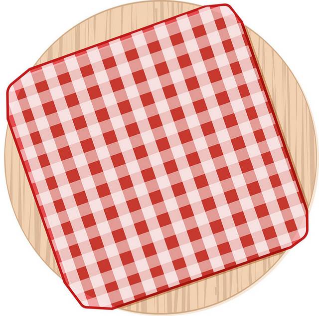 方块餐布素材
