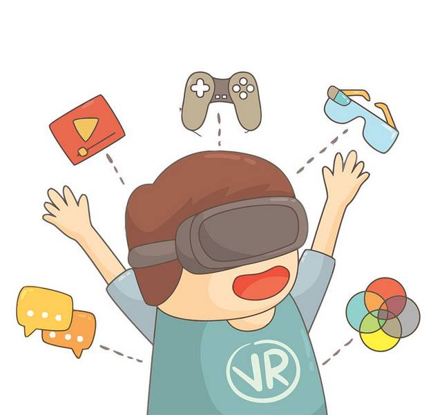 卡通VR游戏设备
