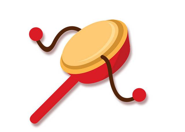 红色拨浪鼓