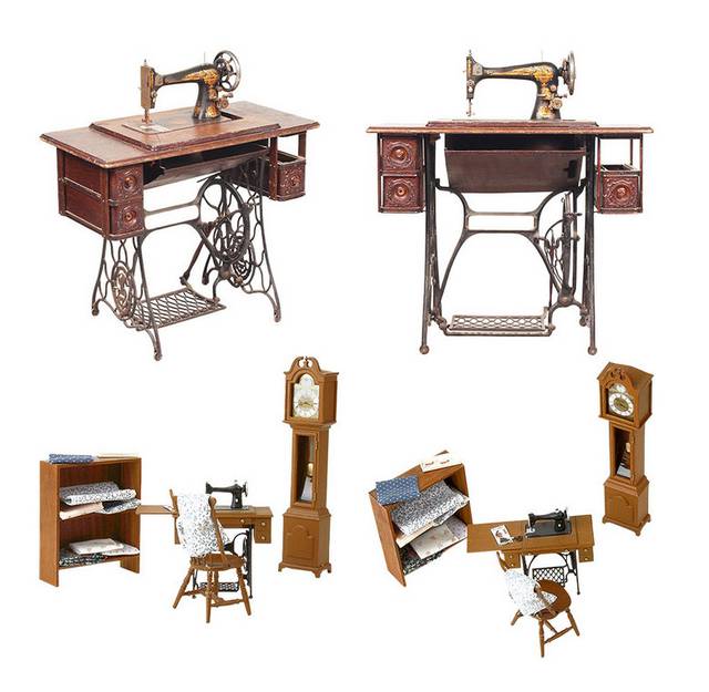 老式缝纫机桌子