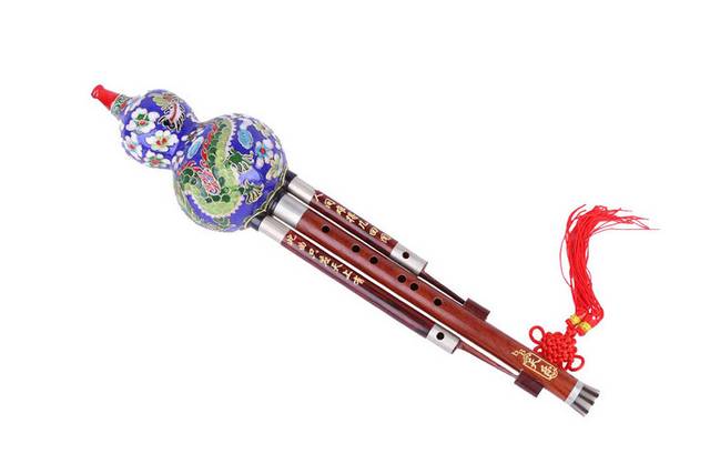 彩绘图文葫芦丝