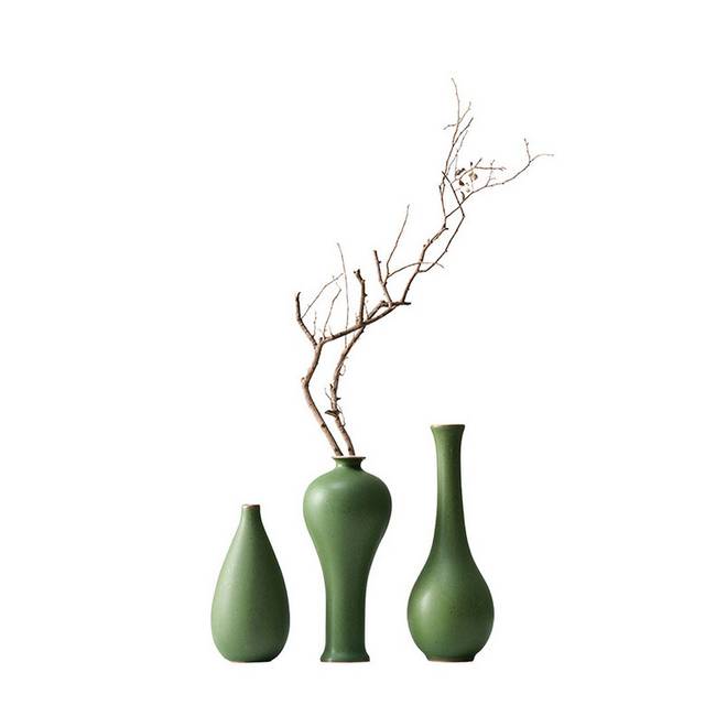 绿色花瓶