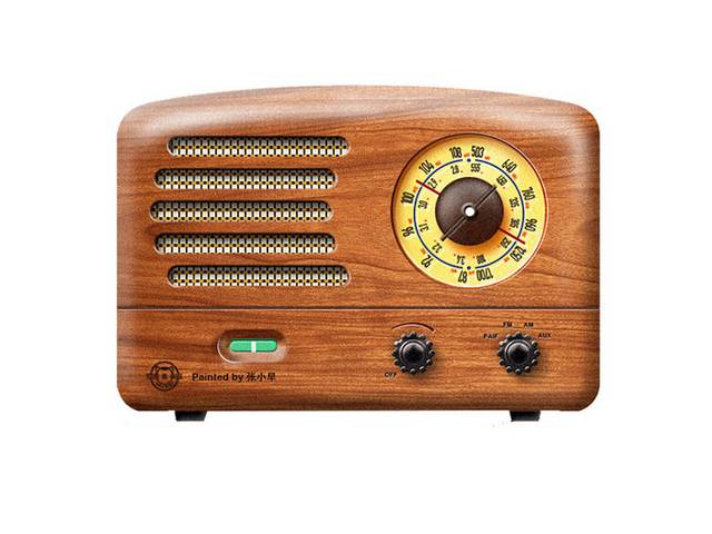 木质外壳收音机