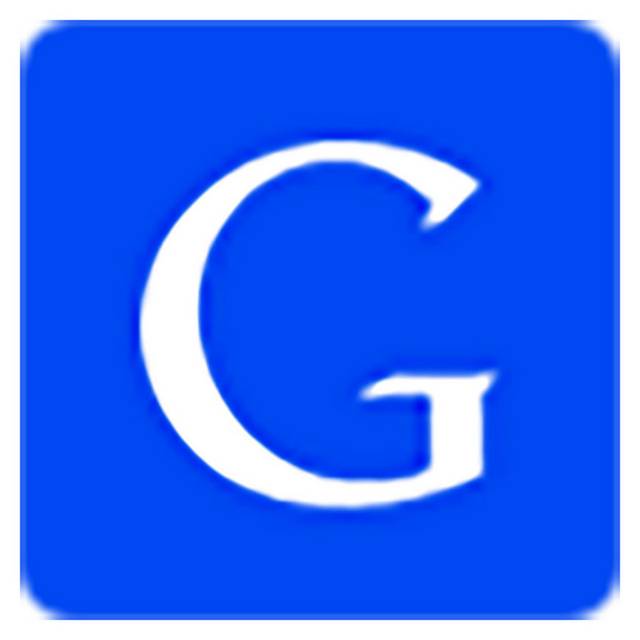 蓝色谷歌图标素材