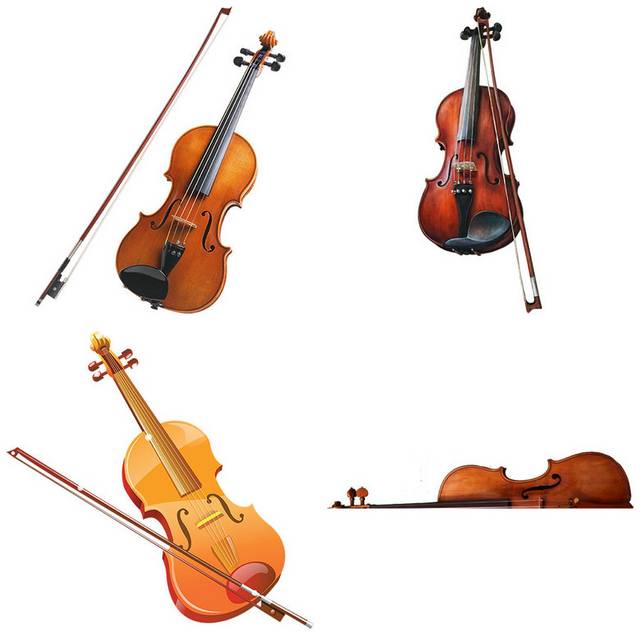 各种小提琴素材