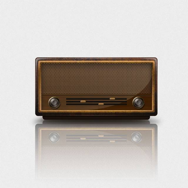 古典老式收音机