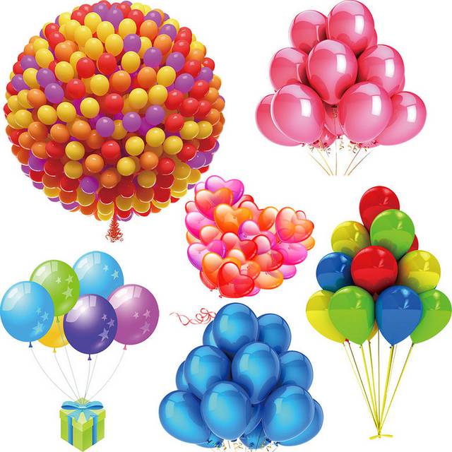 各种气球素材合集