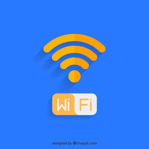 偏平化WiFi图标素材