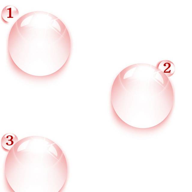 粉色透明气泡素材
