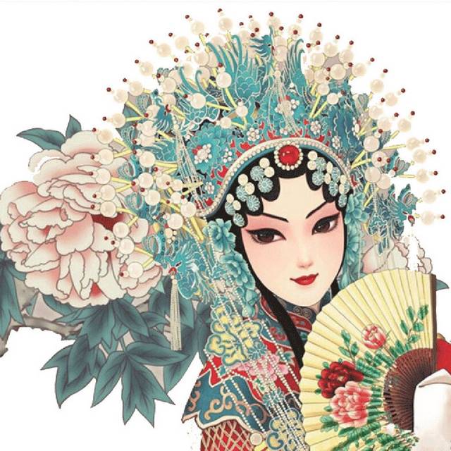 漂亮的戏曲人物