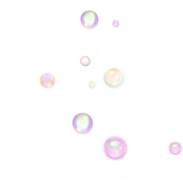 彩色泡泡设计元素