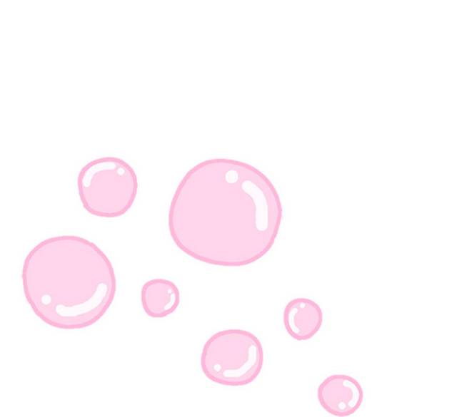 粉色泡泡设计素材