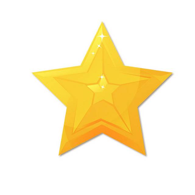 金色五角星素材