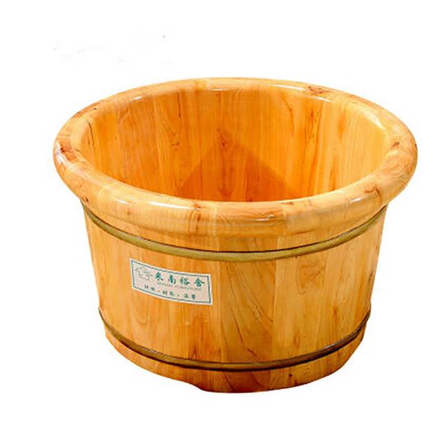 木头足浴盆素材