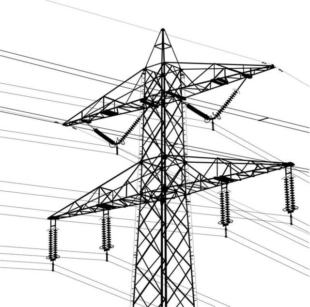 高压电塔矢量素材