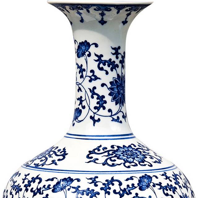 青花瓷花瓶素材