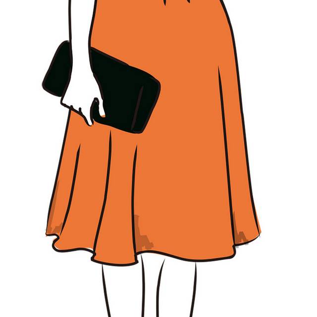 时尚插画女生