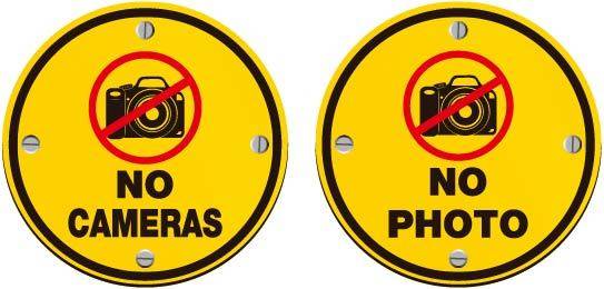 公共标志禁止拍照
