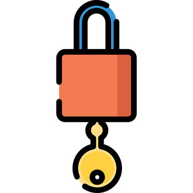 锁和钥匙图标元素