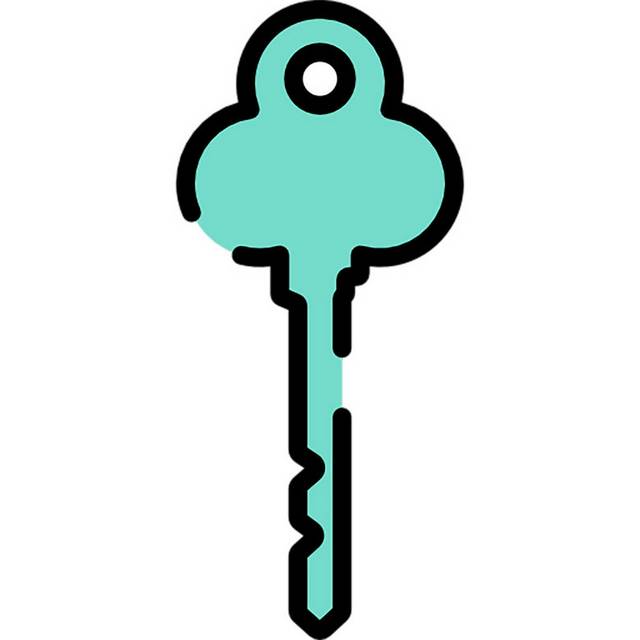 绿色钥匙图标