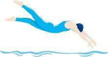游泳运动员素材