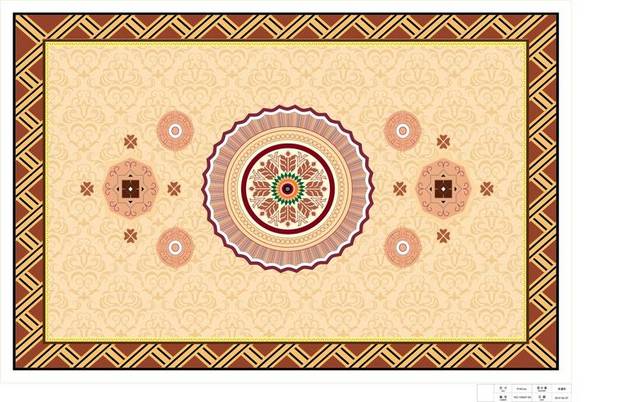 罗马地毯设计素材