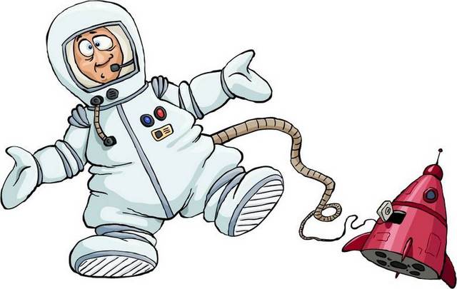 宇航员卡通素材