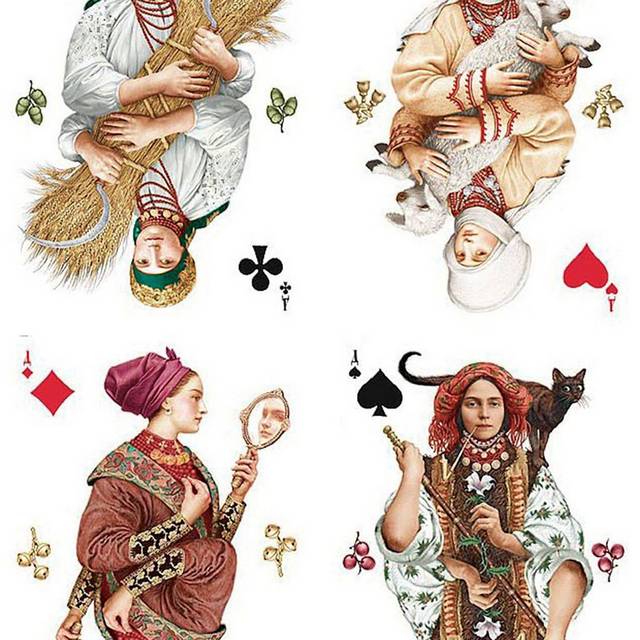 扑克牌插画