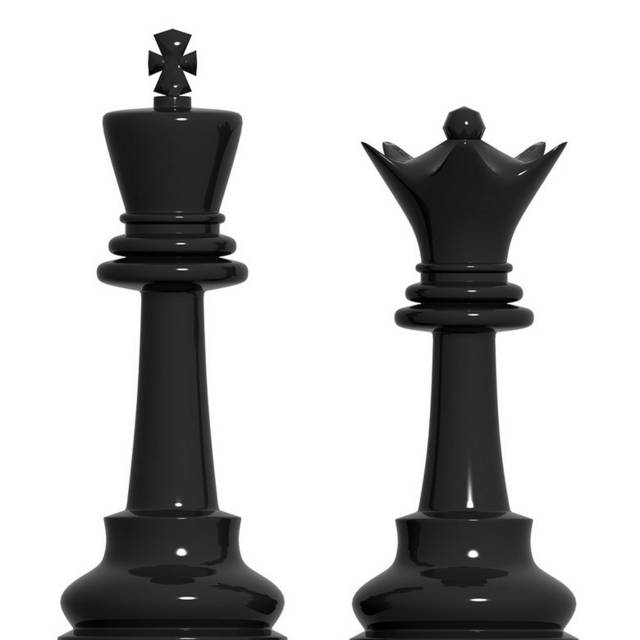 黑色国际象棋棋子
