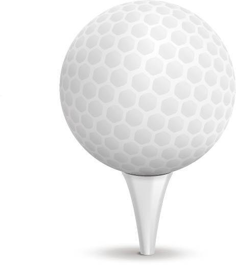 高尔夫球矢量图