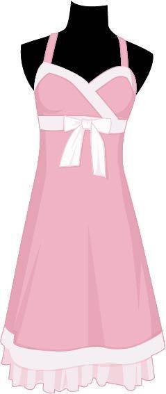 粉色睡裙