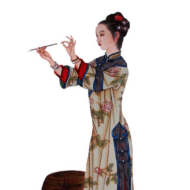 古风人物旗袍美女