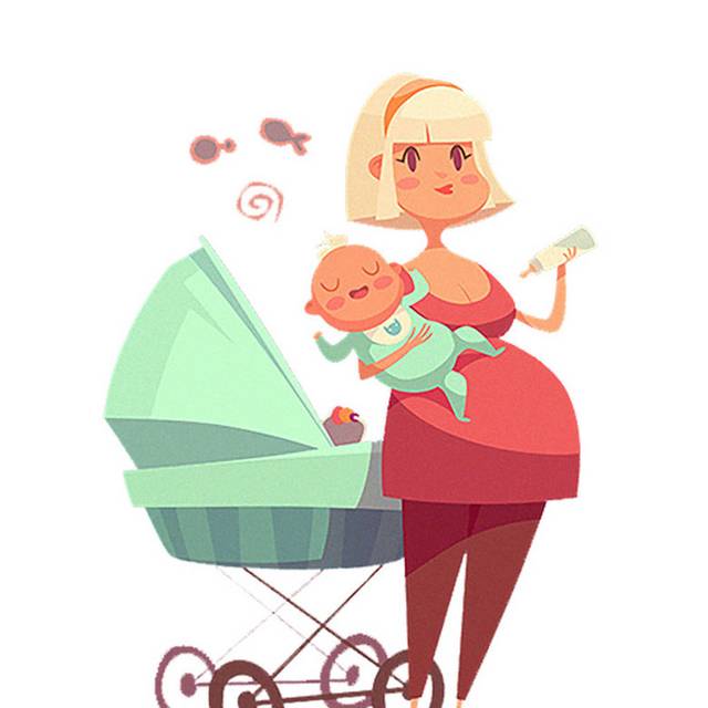 母亲与婴儿