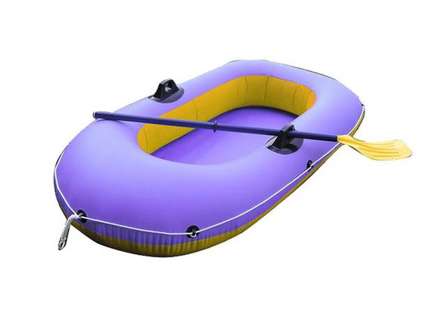 紫色皮划艇
