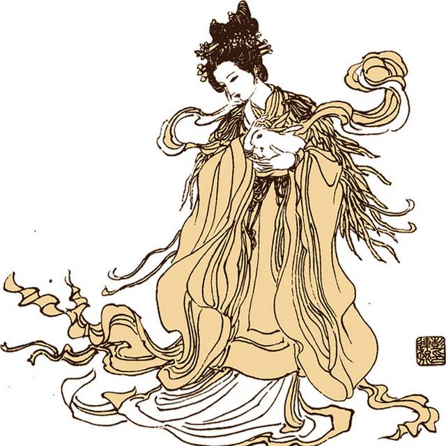 嫦娥中国风素材