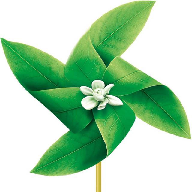 创意环保风车素材