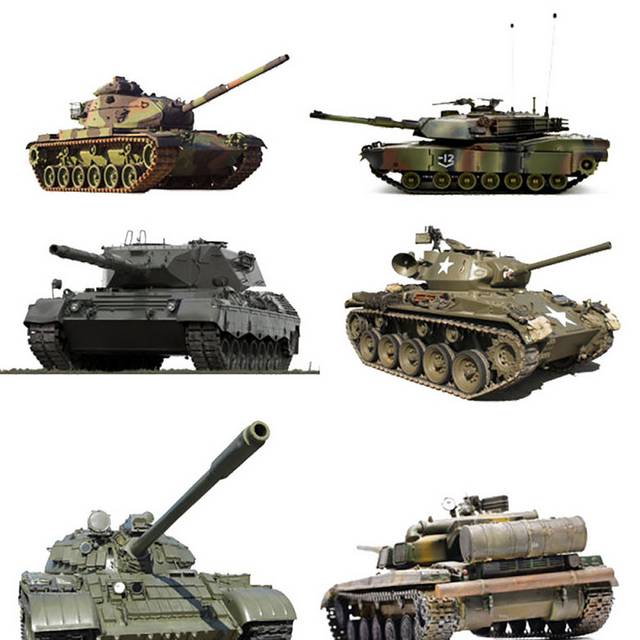 多种坦克车