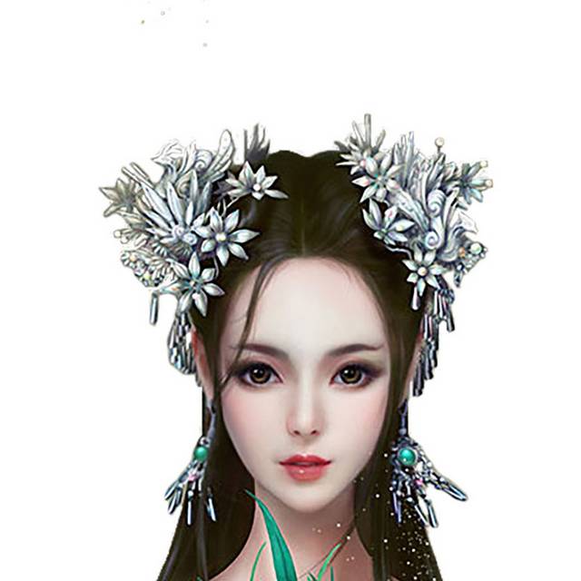 手绘中国风美女