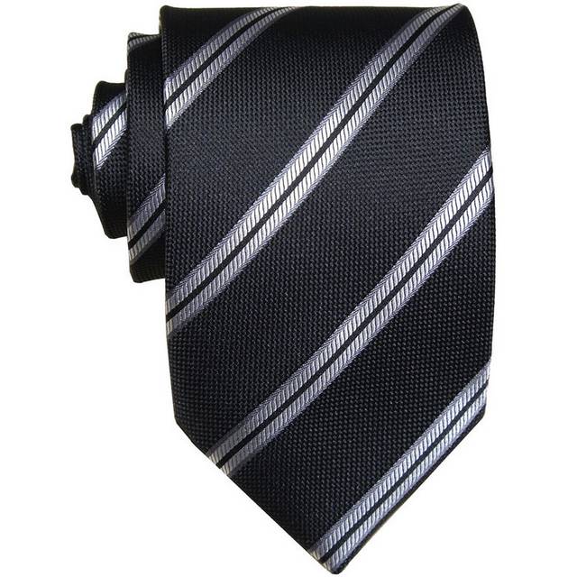黑色条纹高档领带