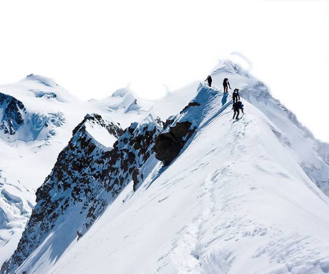 美丽的雪山