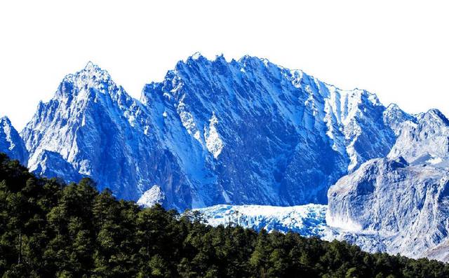 雪山山峰免抠素材