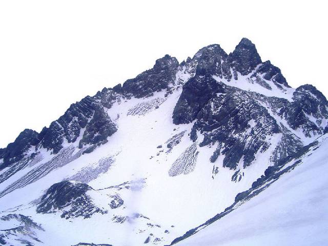 白色雪山