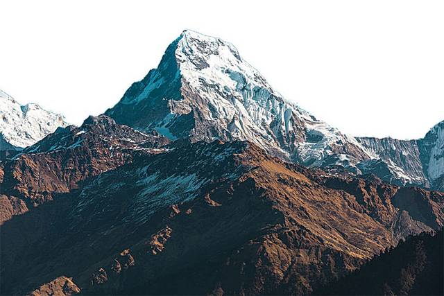 雪山山峰设计素材