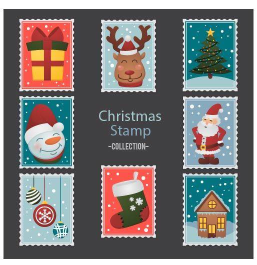 圣诞节主题邮票